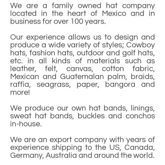 Bellinte Hard Straw Ribbon Embellished Made In Mexico Panama Hat Size S/M - Picture 6 of 6